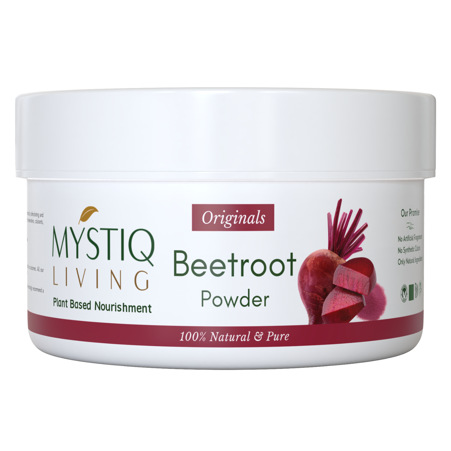 Beetroot Powder for Face Pack, Hair, Skin, Lip | 100% Pure Organic Beetroot Powder - 100g