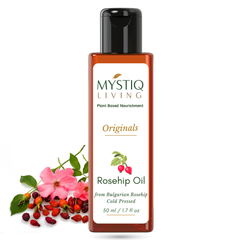 Rosehip Seed Oil for Face Wrinkles, Fine Lines, Under Eye, Curly Hair | Cold Pressed, 100% Pure & Natural