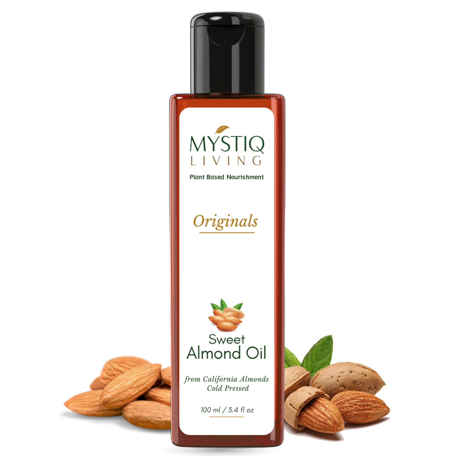 Sweet Almond Oil | Cold Pressed, 100% Pure & Natural