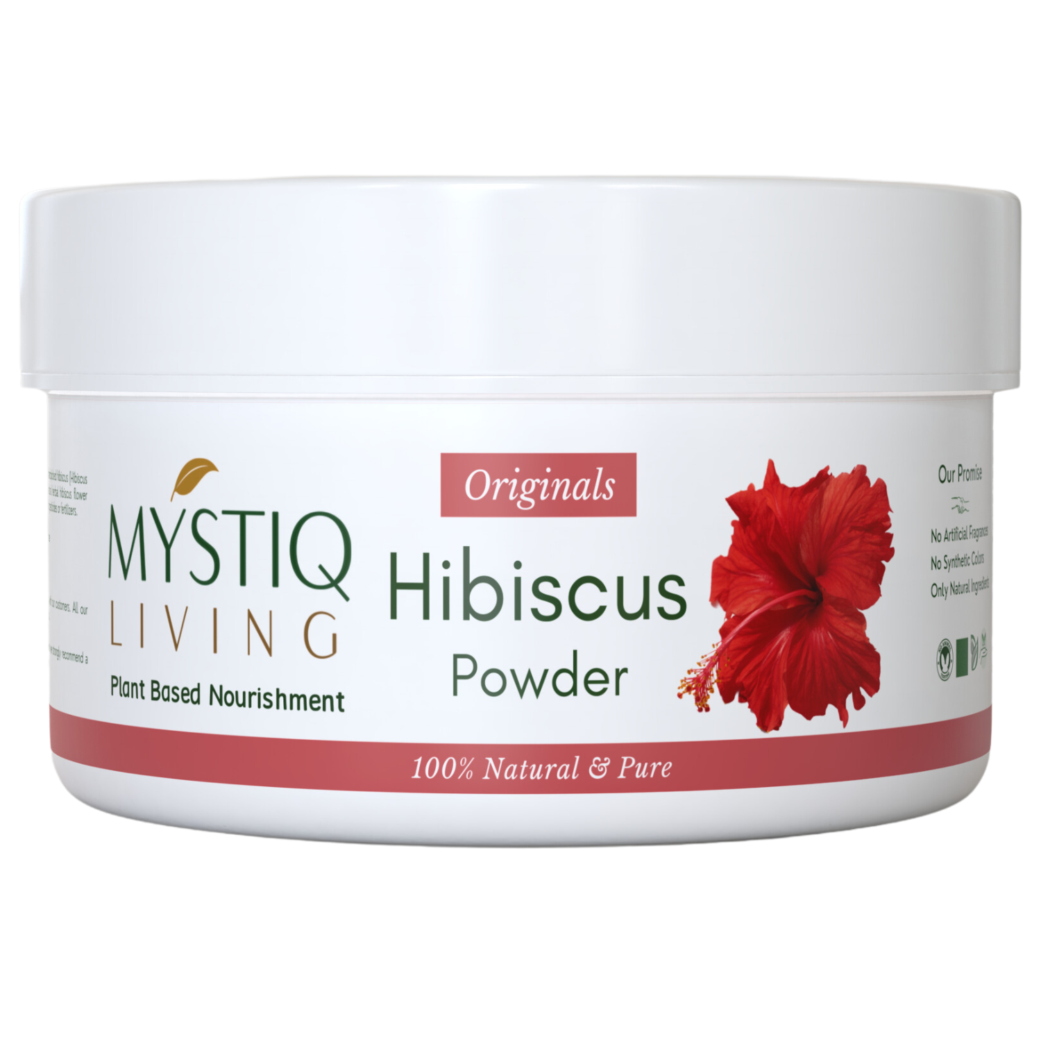 Hibiscus Powder for Hair Growth | 100% Pure Organic Gudhal Powder Hibiscus Flower For Hair, Skin & Face