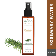 Rosemary Water for Hair Growth, Hair Mist Spray | Steam Distilled, 100% Pure and Natural Hydrosol