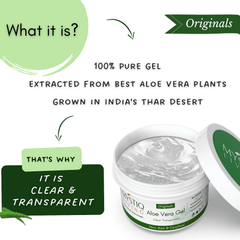 Aloe vera Gel for Face, Skin and Hair | 100% Pure and Natural