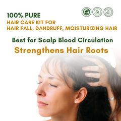 Hair Care Kit for Hair Fall, Dandruff, Moisturizing Hair | DIY All-in-one Hair Care Kit