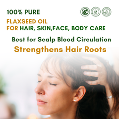 Flaxseed Oil | Cold Pressed, 100% Pure & Natural