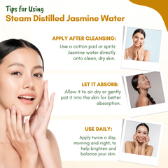 Jasmine Floral Water (Hydrosol) for Pore Tightening and Hydration