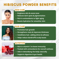 Hibiscus Powder | 100% Pure Organic Gudhal Powder