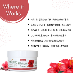 Hibiscus Powder | 100% Pure Organic Gudhal Powder