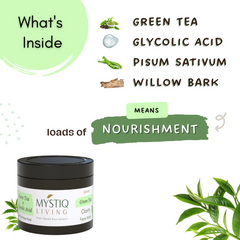 Green Tea Clarity Face Mask for Clarifying Oily and Acne Prone Skin