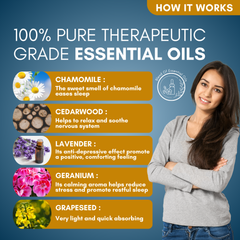 Deep Sleep Roll On for Regulating Sleep Cycle, Restful Sleep and Calms the Nerves