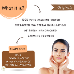 Jasmine Floral Water (Hydrosol) for Pore Tightening and Hydration