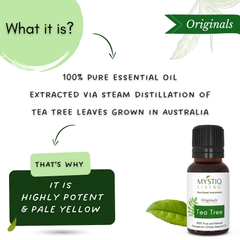 Tea Tree Essential Oil for Acne, Hair Care, Anti Aging