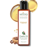Castor Oil for Hair Growth, Nourishment of Skin | Cold Pressed, 100% Pure & Natural