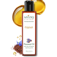 Flaxseed Oil | Cold Pressed, 100% Pure & Natural