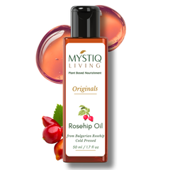 Rosehip Seed Oil for Face Wrinkles, Fine Lines, Under Eye, Curly Hair | Cold Pressed, 100% Pure & Natural