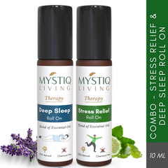 Combo - Stress Relief & Deep Sleep Roll On - Mystiq Living