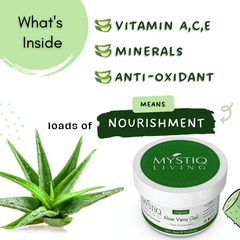 nourishment of aloe vera gel