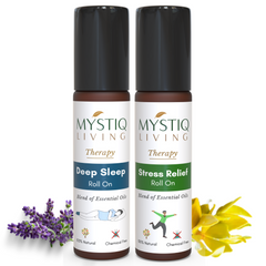 Combo - Stress Relief & Deep Sleep Roll On - Mystiq Living