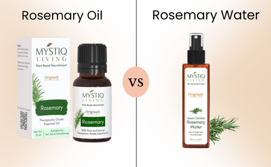 Rosemary oil vs. Rosemary water for hair growth