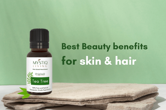 how to use tea tree oil for acne and dark spots on face — Mystiq Living pure tea tree essential oil