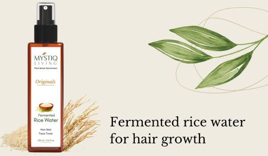 fermented rice water for hair growth