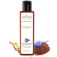Flaxseed Oil | Cold Pressed, 100% Pure & Natural