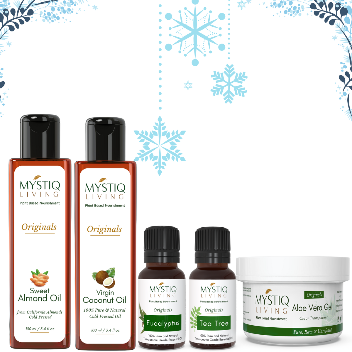 All-In-One DIY Winter Care Kit for Skin, Hair and Wellness
