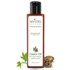 Castor Oil for Hair Growth, Nourishment of Skin | Cold Pressed, 100% Pure & Natural