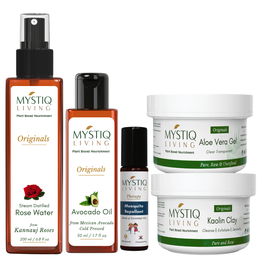 All-In-One DIY Summer Care Kit for Skin, Hair and Wellness