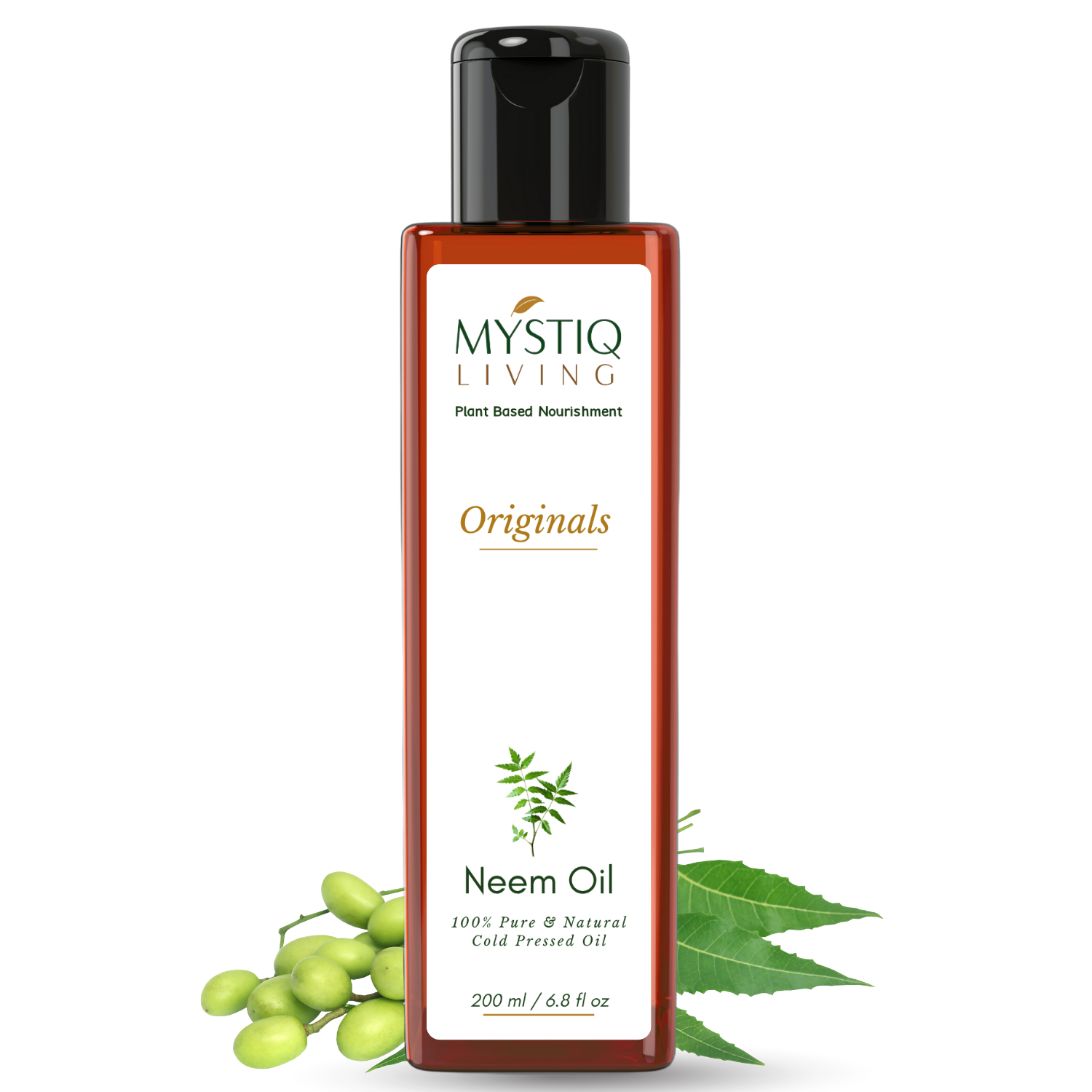 Neem Oil for Skin Infections, Remedy for Hair Lice | Cold Pressed, 100% Pure & Natural