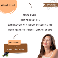 Grapeseed Oil | Cold Pressed, 100% Pure & Natural