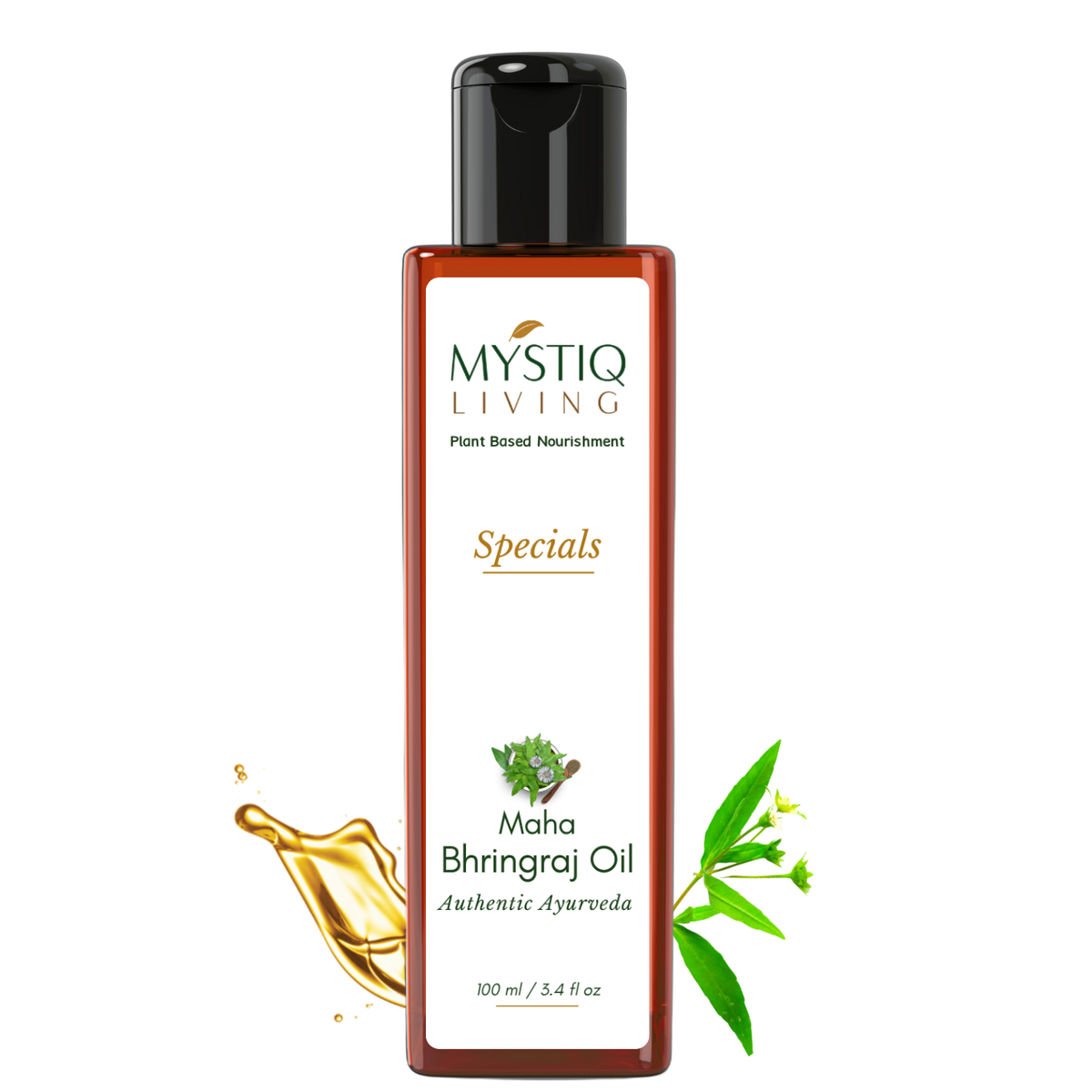 Maha Bhringraj Hair Oil for Hair Growth, Anti-Hair Fall, Anti-Dandruff