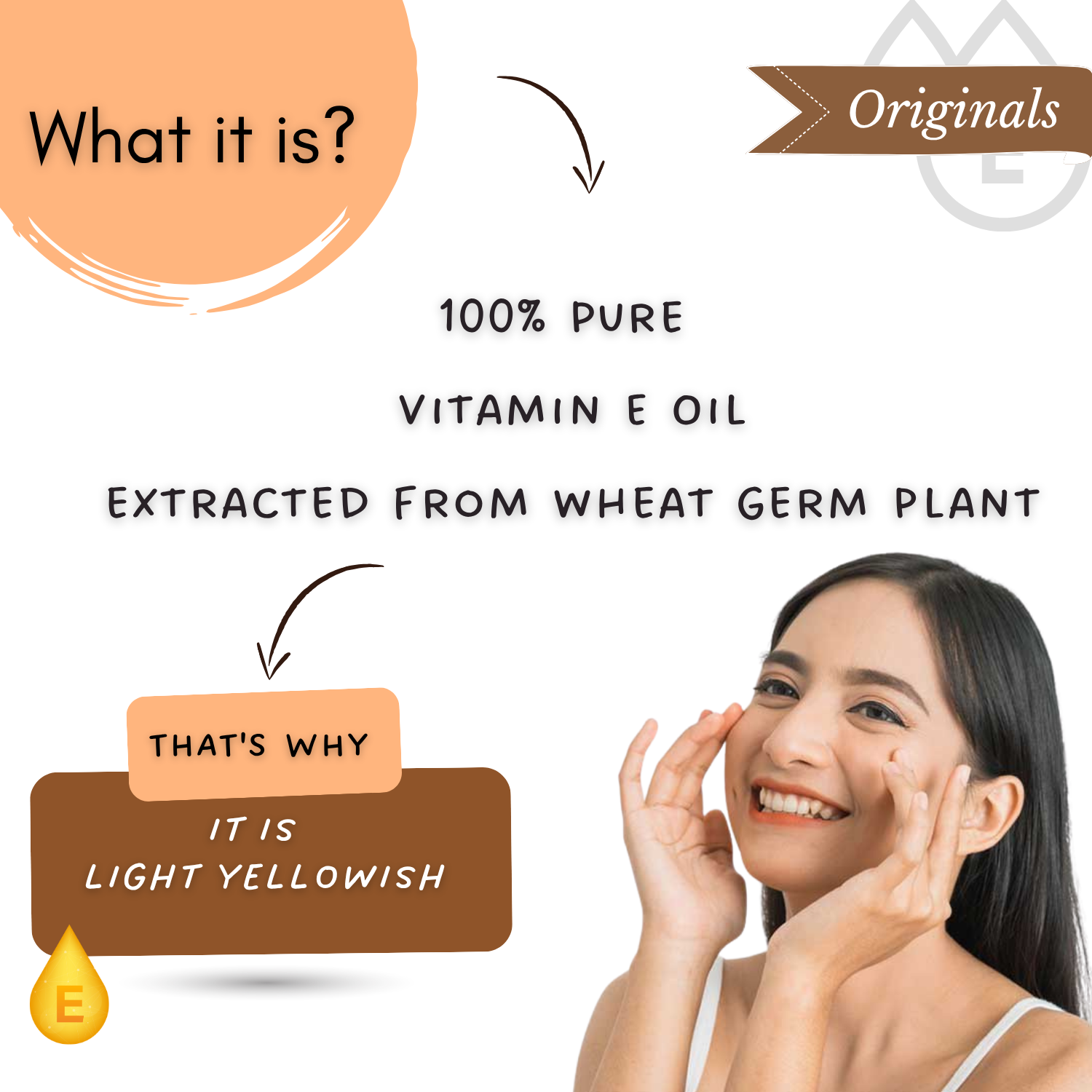 Vitamin E Oil for Face, Body and Skin