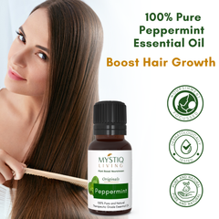 Peppermint Essential Oil for Skin, Hair, Scalp and Aromatherapy
