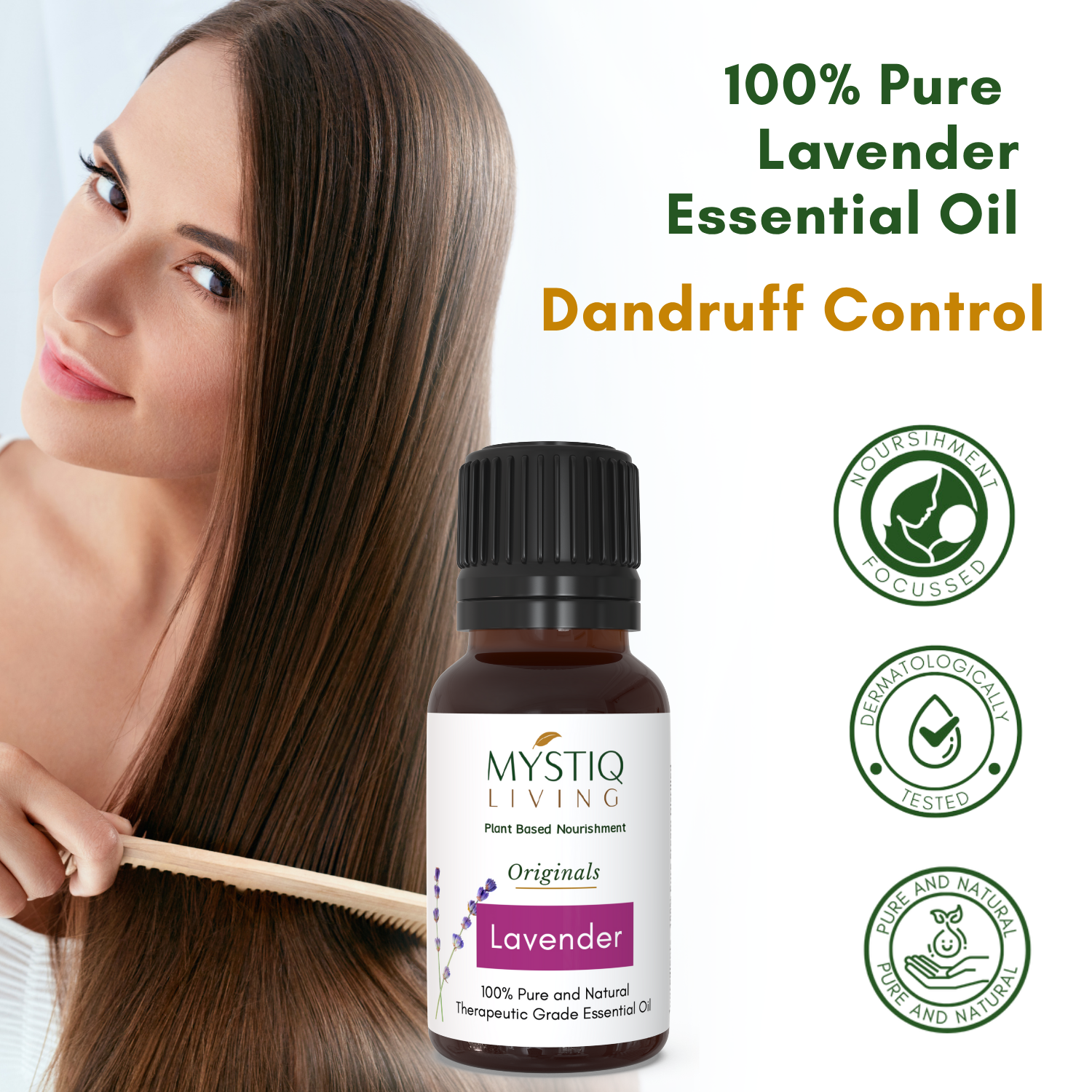 Lavender Essential Oil for Skin, Hair & Aromatherapy