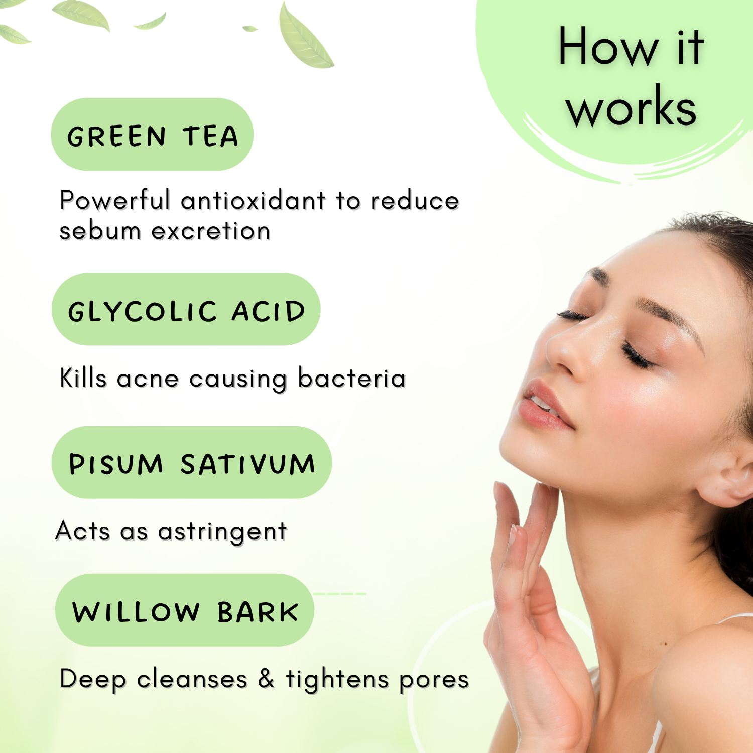 Green Tea Clarity Face Mask for Clarifying Oily and Acne Prone Skin