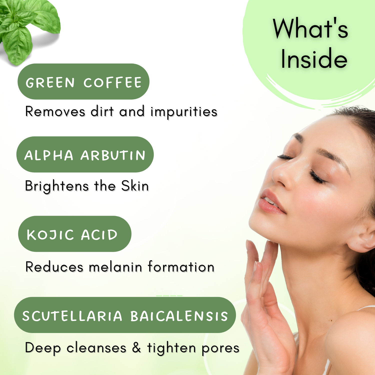 Green Coffee Blemish Clear Face Pack/Mask for Brightening, Tan Removal and Glowing Skin