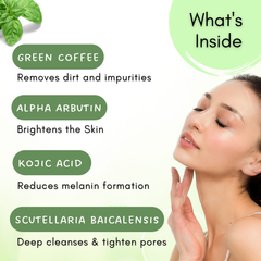 Green Coffee Blemish Clear Face Pack/Mask for Brightening, Tan Removal and Glowing Skin