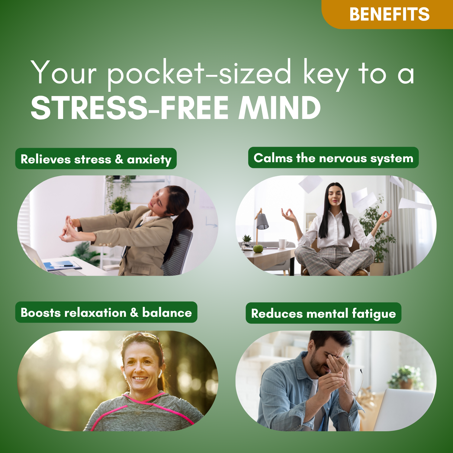 Stress Relief Roll On for Instant Calm and Relaxation