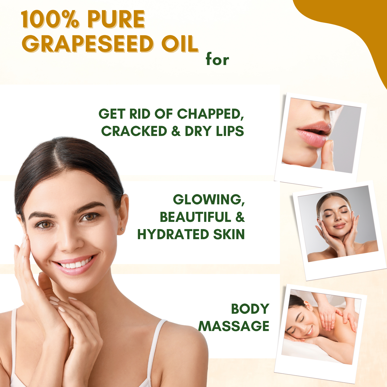 Grapeseed Oil | Cold Pressed, 100% Pure & Natural