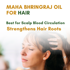 Maha Bhringraj Hair Oil for Hair Growth, Anti-Hair Fall, Anti-Dandruff