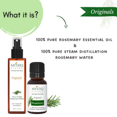 Rosemary water and Rosemary Oil for Hair Growth - Combo