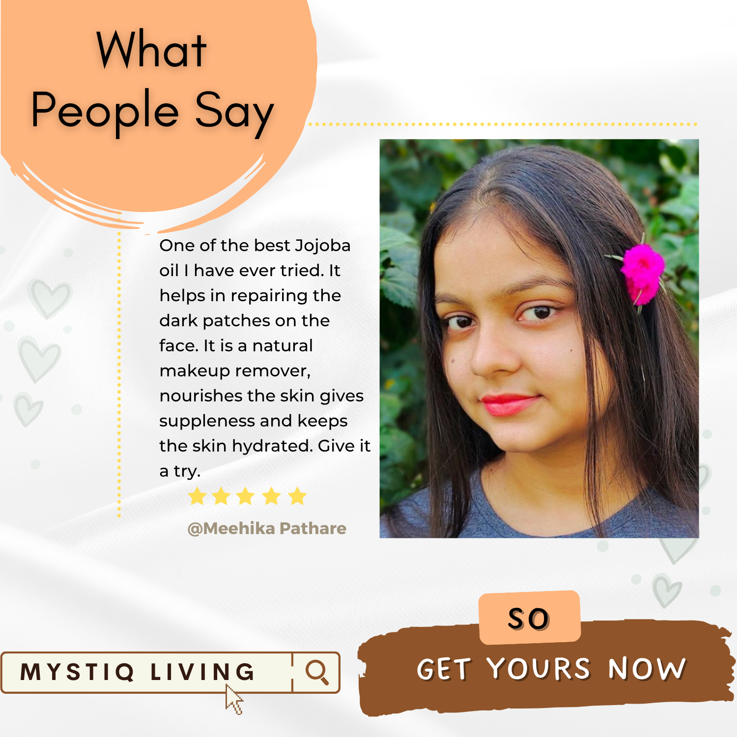 Jojoba Oil for Hair Growth, Skin Moisturizing | Cold Pressed, 100% Pure & Natural