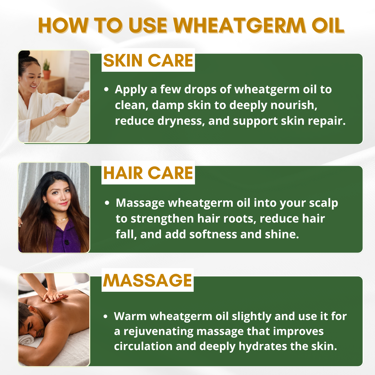 Wheat Germ Oil for Hair and Skin Care