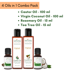 Hair Care Kit for Hair Fall, Dandruff, Moisturizing Hair | DIY All-in-one Hair Care Kit