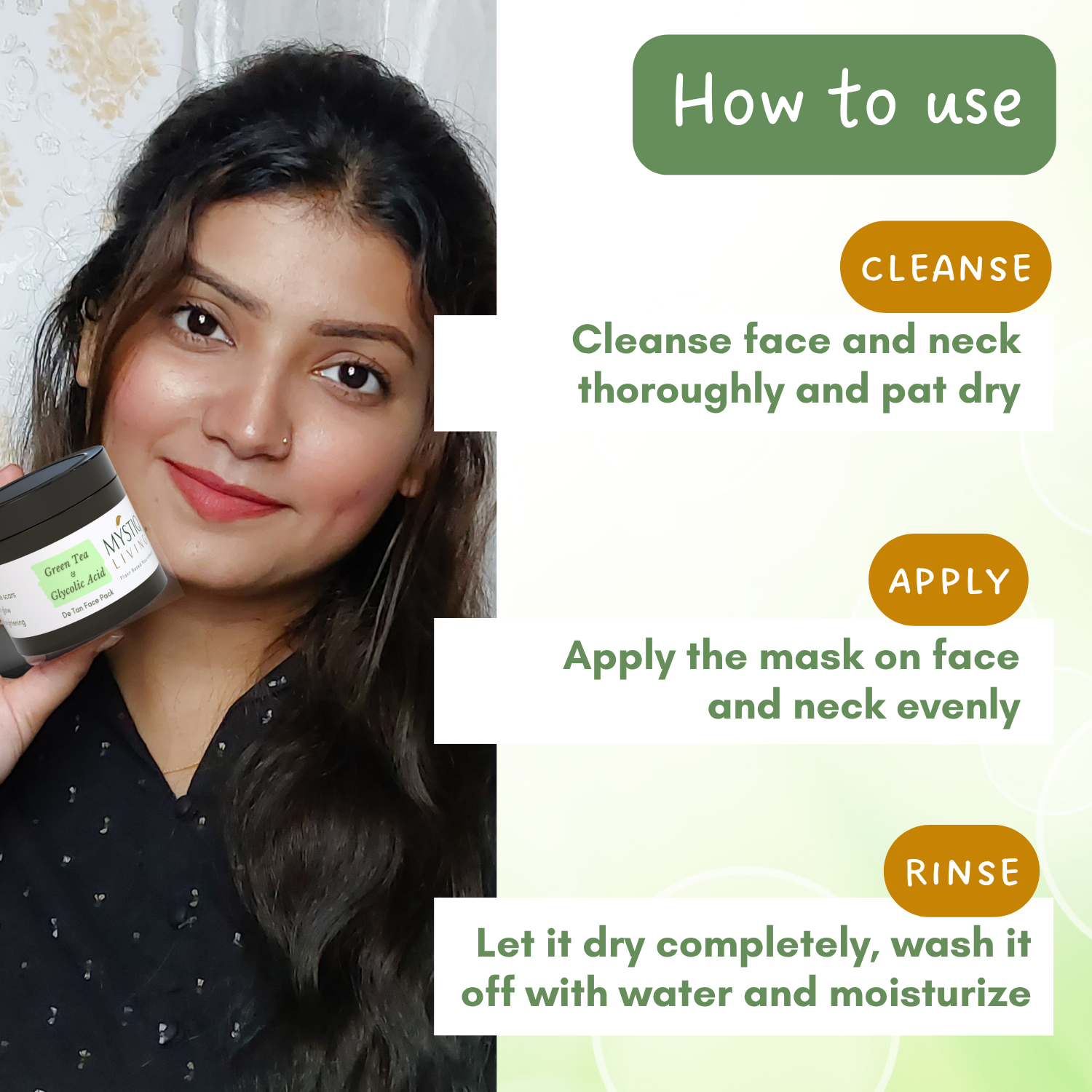 Green Tea Clarity Face Mask for Clarifying Oily and Acne Prone Skin