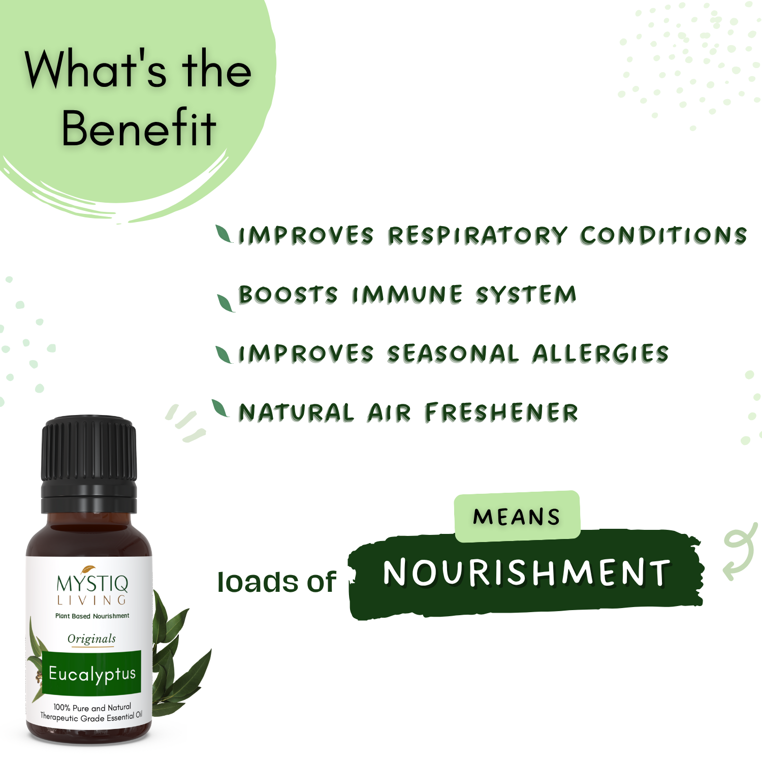 Eucalyptus Essential Oil for Skin, Hair, Relieves Cold and Cough