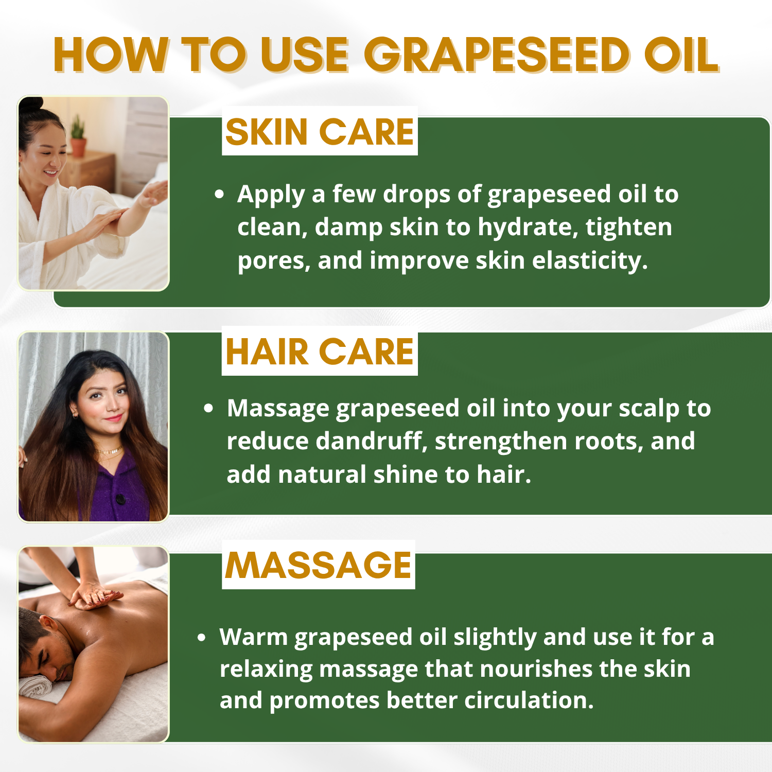 Grapeseed Oil | Cold Pressed, 100% Pure & Natural