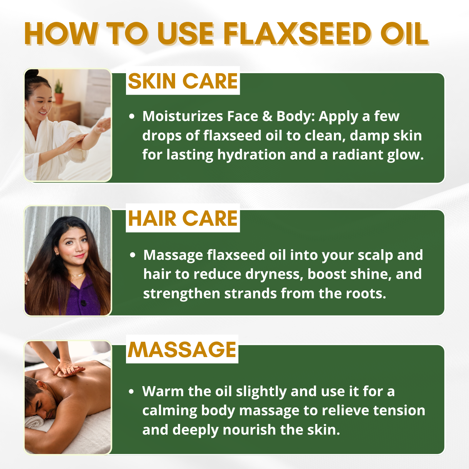 Flaxseed Oil | Cold Pressed, 100% Pure & Natural