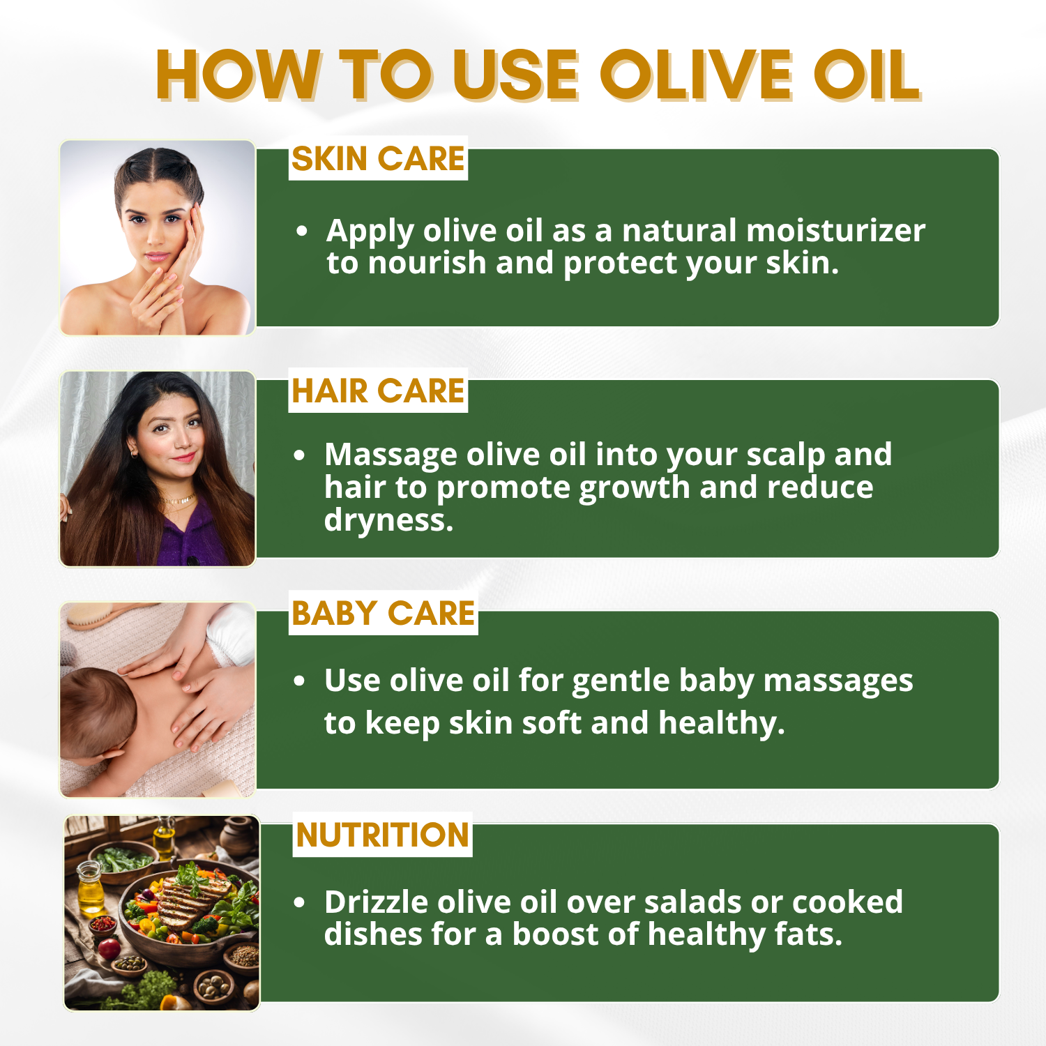 Extra Virgin Olive Oil and Sweet Almond Oil for Hair, Skin and Body -Nourishing Combo | Cold Pressed, 100% Pure & Natural