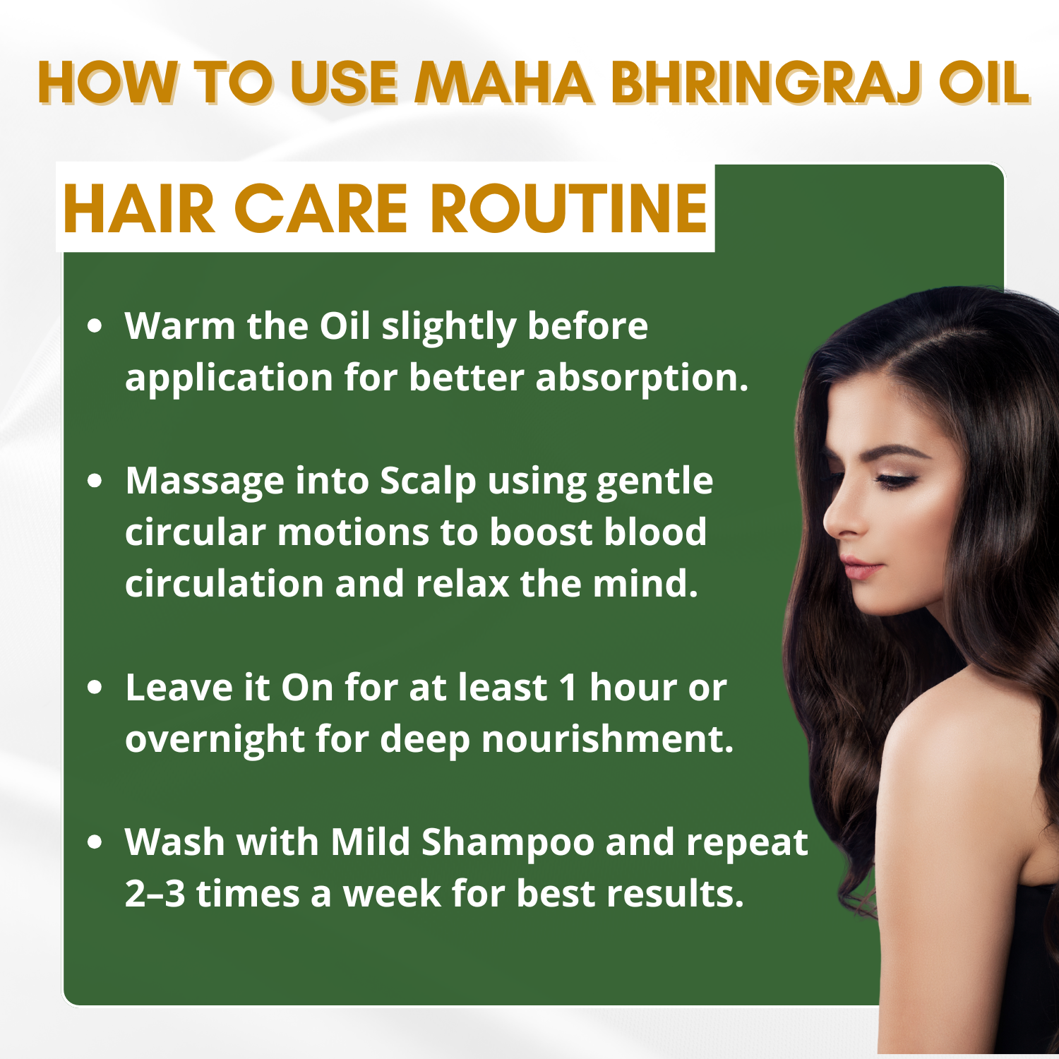 Maha Bhringraj Hair Oil for Hair Growth, Anti-Hair Fall, Anti-Dandruff
